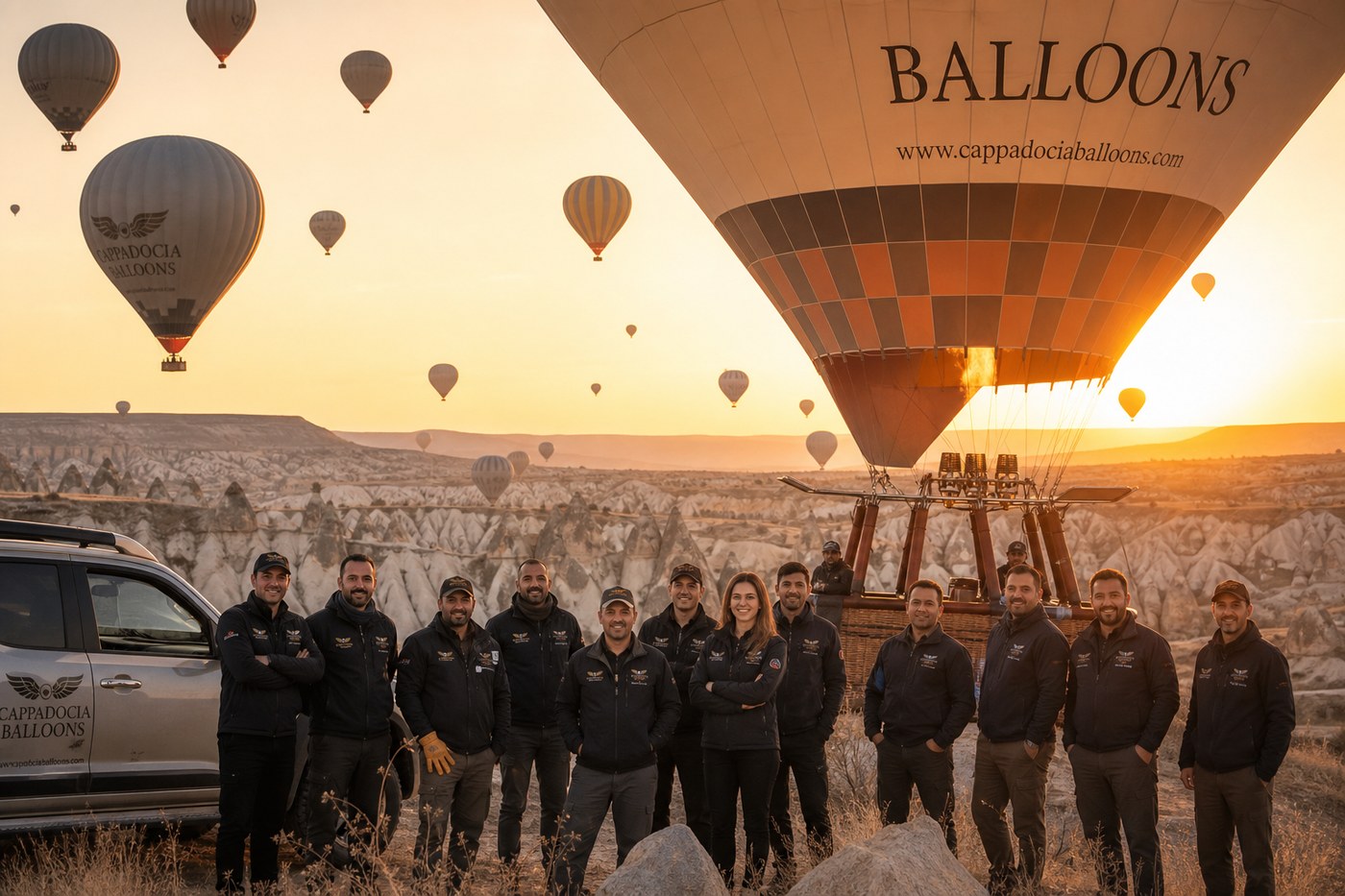 Dawn Balloons pilot ve mürettebat ekibi